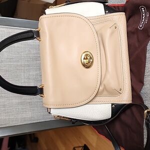 Coach Faye Backpack/Convertible Bag Heather Beige